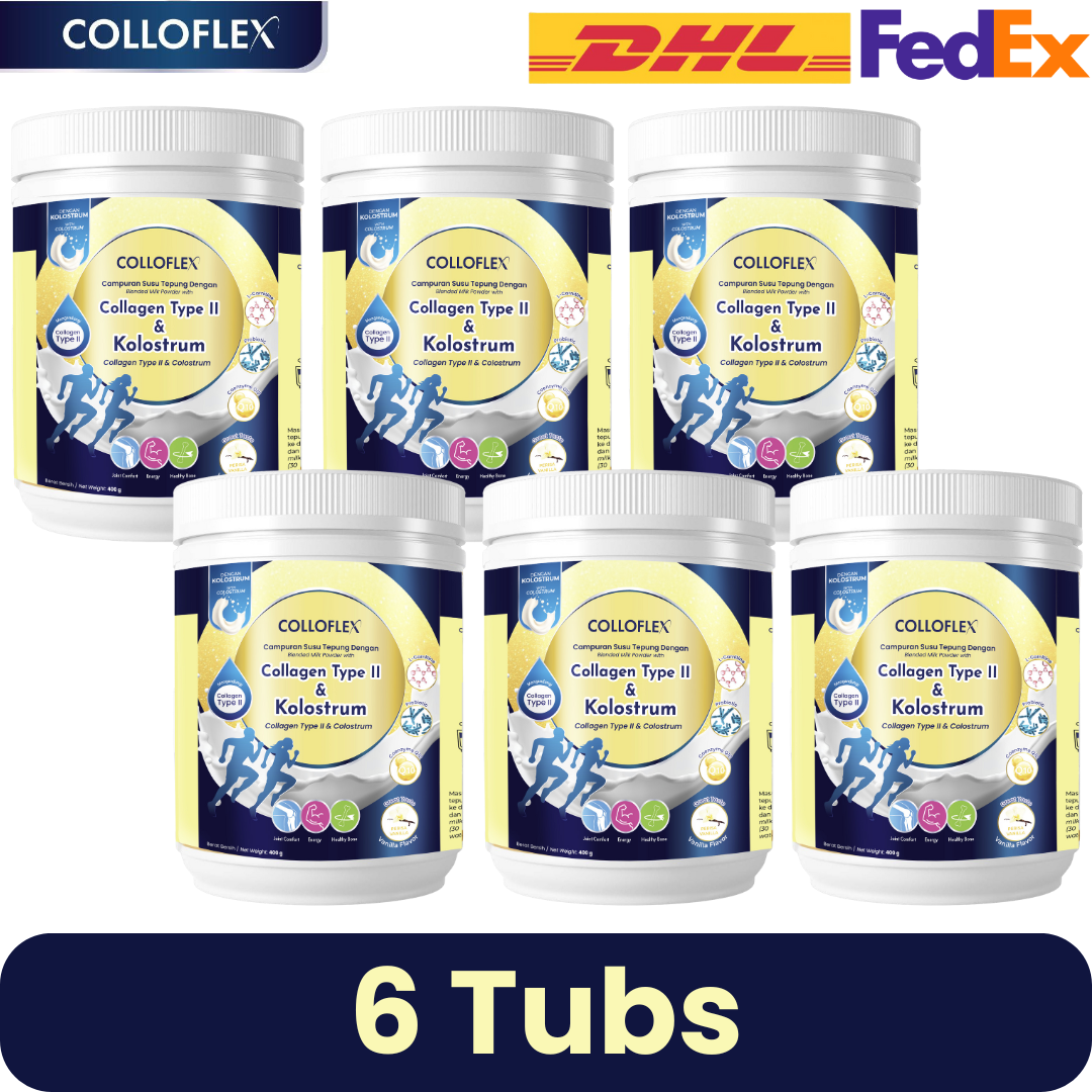 ColloFlex 400g Vanilla 6 Tubs